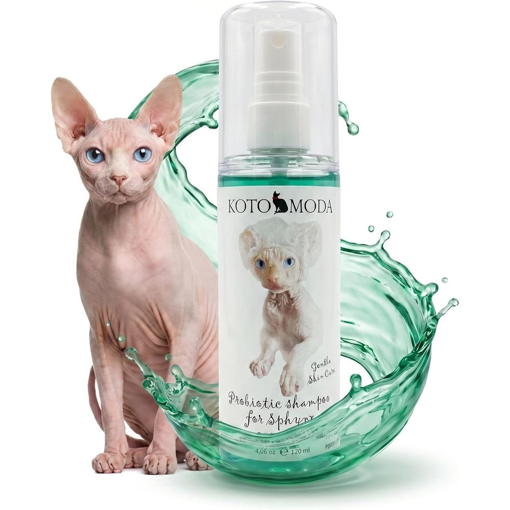 Kotomoda Probiotic Shampoo for Sphynx Cats front view bottle