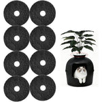 Losuin carbon filters for hidden litter box front view showing thickened activated carbon material