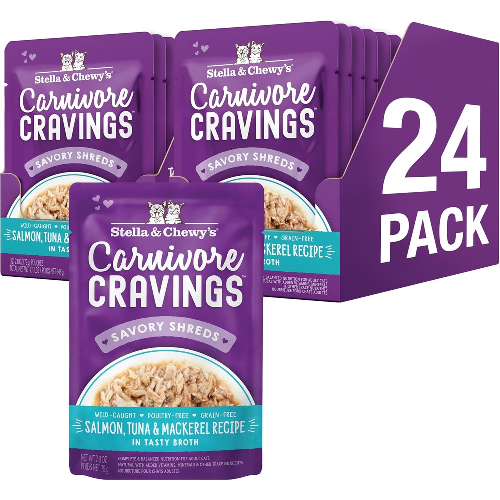 Stella & Chewy's Carnivore Cravings Wet Cat Food front view premium imported cat food pack