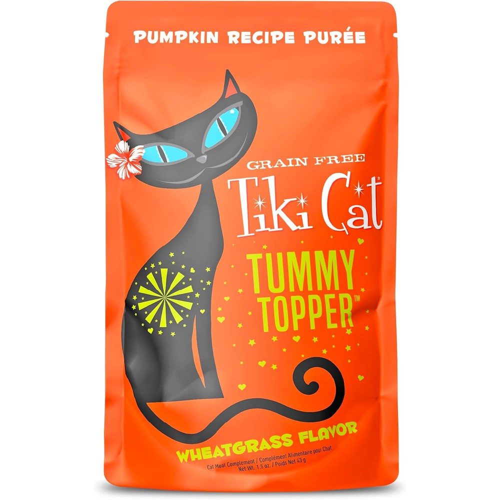 Tiki Cat Tummy Topper Pumpkin Recipe Puree 12 pack front view
