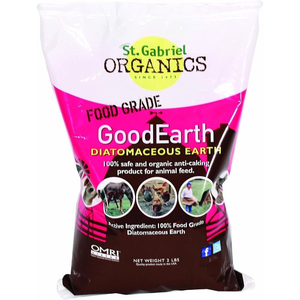 Good Earth Diatomaceous Earth Supplement 2 lb bag front view food grade mineral powder