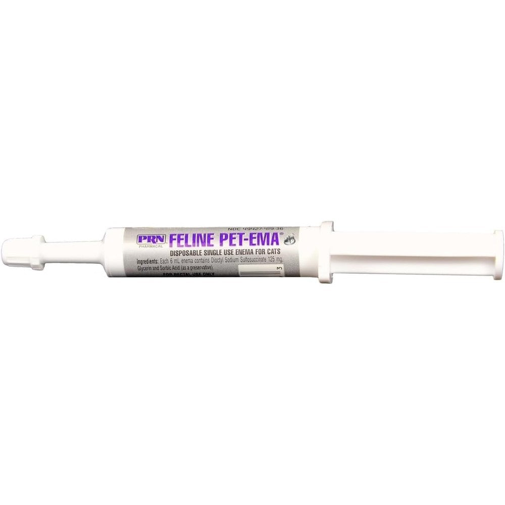 PRN Pet-Ema Feline 3 pack disposable enema front view