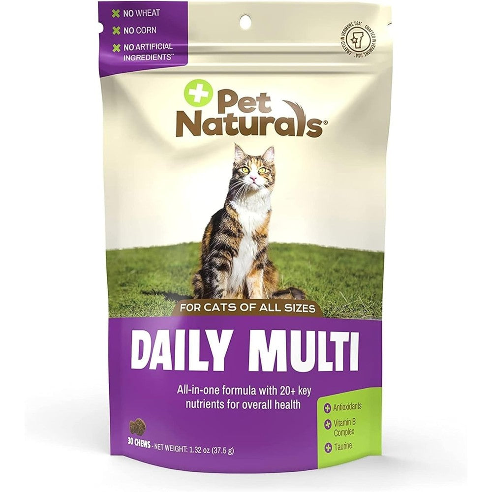 Pet Naturals Daily Multi cat multivitamin soft chews front view
