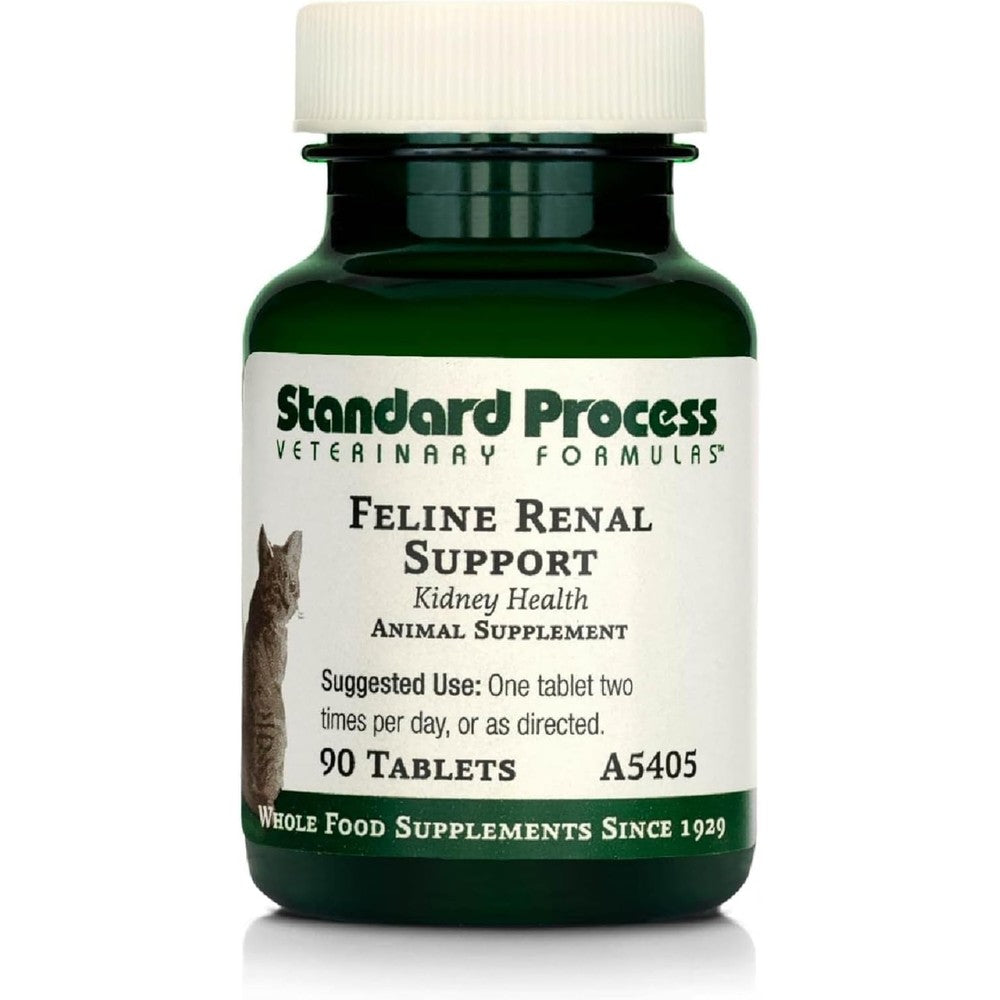 Standard Process Feline Renal Support 90 Tablets front packaging view