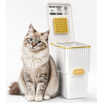 Levemolo cat litter trash can front view with rotary knob