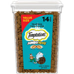 Temptations Jumbo Stuff Crunchy And Soft Cat Treats Tempting Tuna Flavor Fourteen Ounce Tub