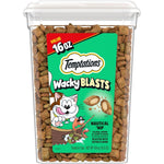 Temptations Wacky Blasts Crunchy And Soft Cat Treats Nautical Nip Salmon Shrimp And Catnip Flavor For Adult Cats Sixteen Ounce Tub