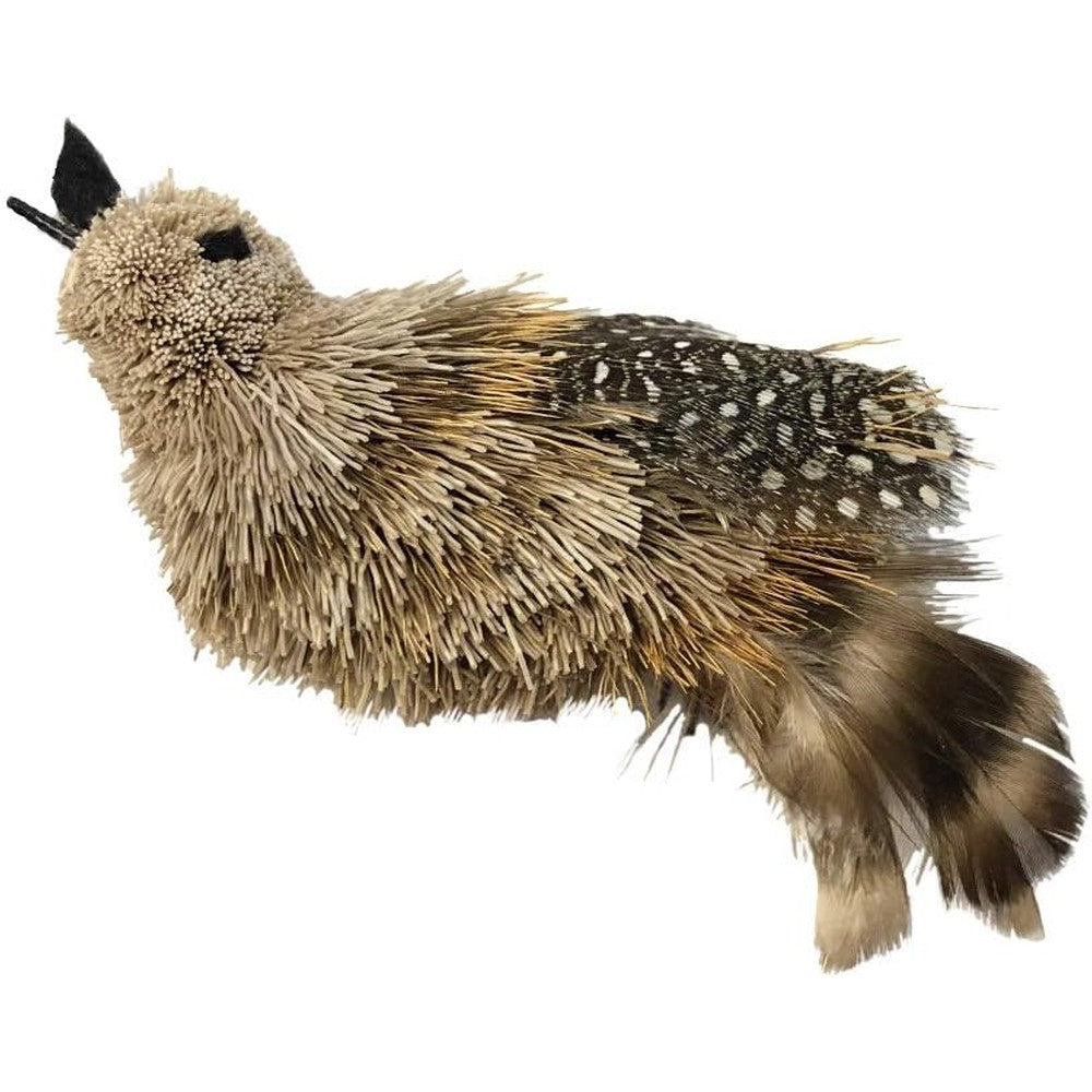 GoCat Da Birdie interactive cat teaser wand refill attachment front view featuring realistic feathers