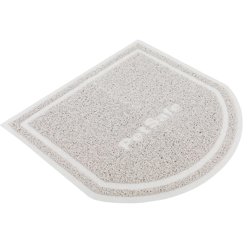PetSafe Anti-Tracking Cat Litter Mat front view showing durable gray mesh texture