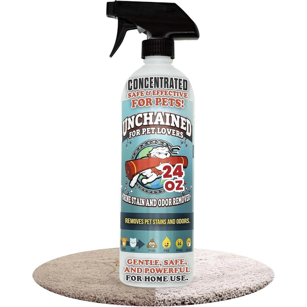 Truck Mount Forums Unchained Pet Urine Stain And Odor Remover front view spray bottle