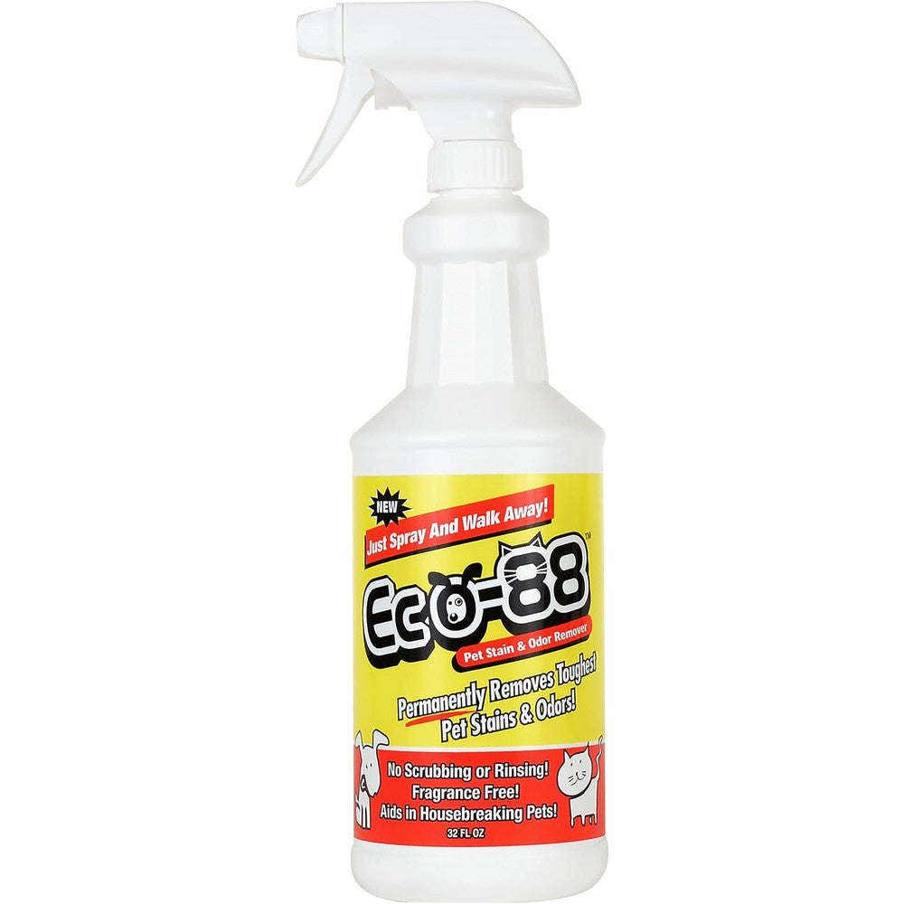 Eco-88 Pet Stain and Odor Remover spray bottle front view