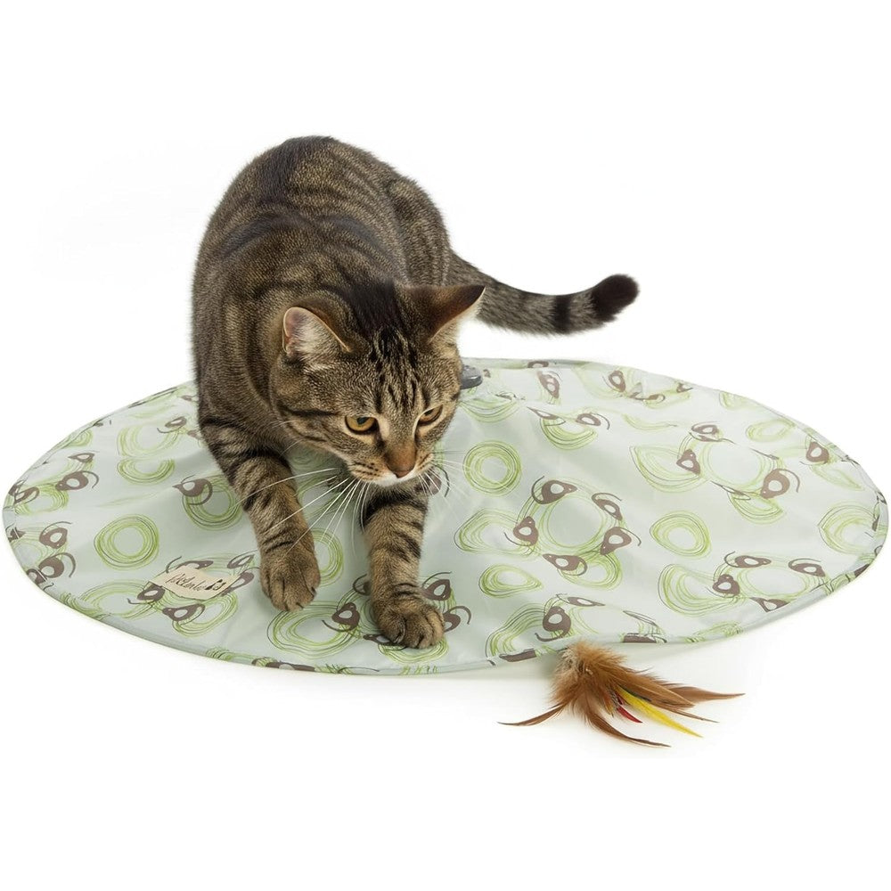 Petlinks Mystery Motion Concealed Electronic Motion Cat Toy front view interactive play mat