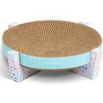 Catstages Easy Life Scratch Snuggle And Rest Two In One Cardboard Cat Scratcher Elevated Hammock Bed Lounger And Play Area With Premium Catnip Incl...