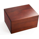 PCS Pet Crematory Supplies wooden cremation urn front view