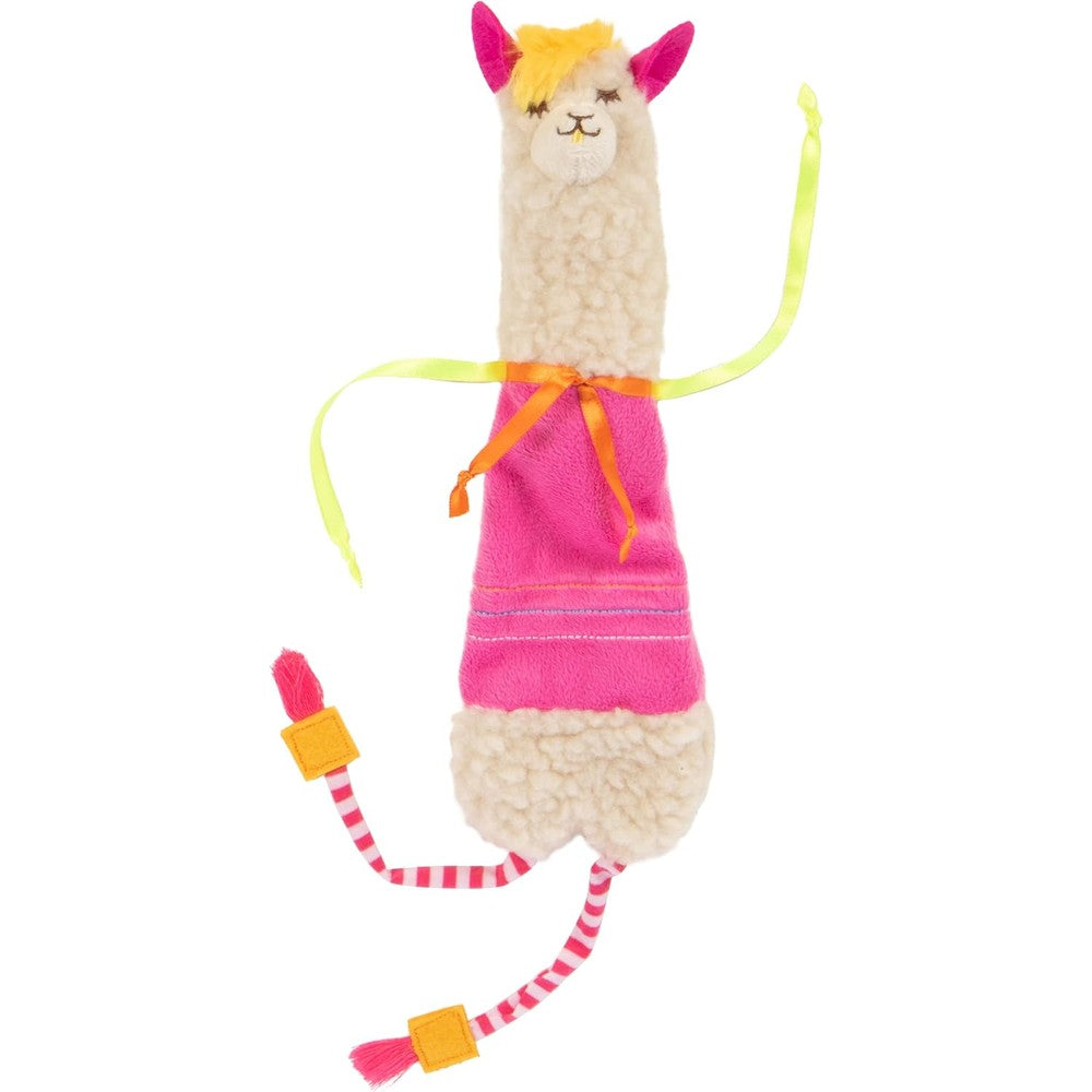 SmartyKat Leggy Llama kicker cat toy front view
