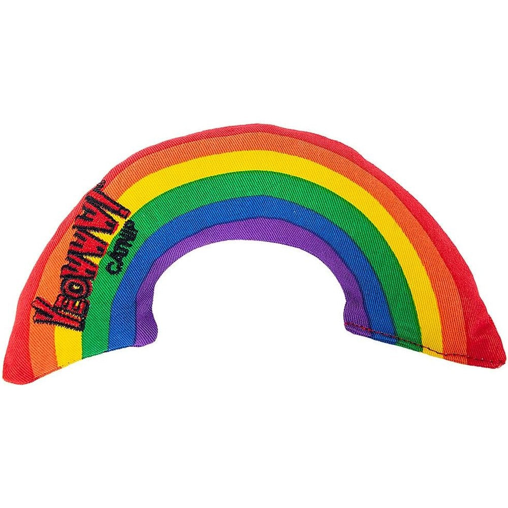 Yeowww! Catnip Toy Rainbow Durable Cotton Twill Toy With 100 Percent Organic Catnip For Cats