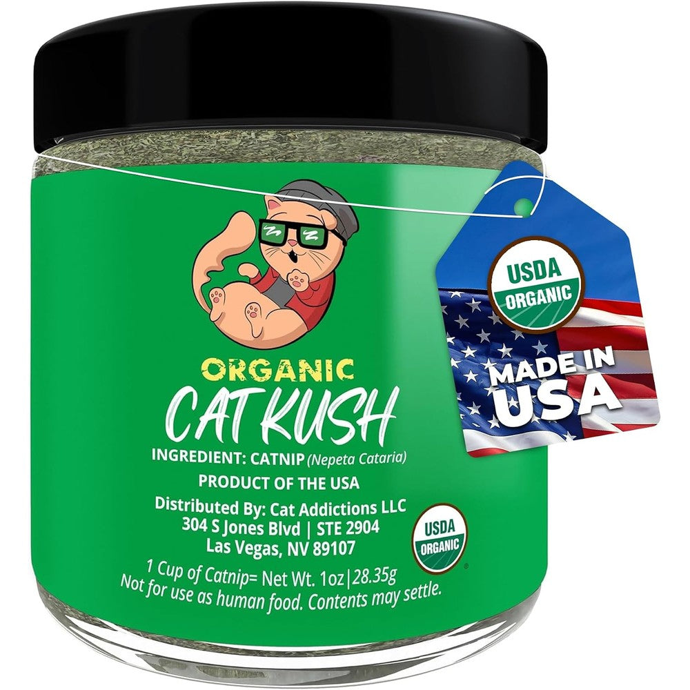 Cat Kush Organic Catnip Premium Potent Blend For Cats One Cup