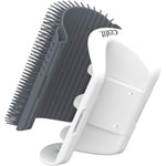 Catit Senses 2.0 Self Groomer front view showing grey grooming brush