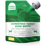 Open Farm Homestead Turkey Bone Broth Food Topper For Dogs And Cats With Responsibly Sourced Meat And Superfoods 12 Fluid Ounce