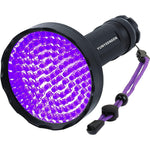 UvMonster Super Bright 128 LED UV Blacklight Flashlight Professional Grade Heavy Duty Handheld Pet Urine And Stain Detector Light