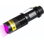Darkbeam Sk68 Uv Portable Blacklight Flashlight Ultraviolet 395nm Led Detector For Dog Urine Pet Stains Bed Bugs And Resin Curing One Pack