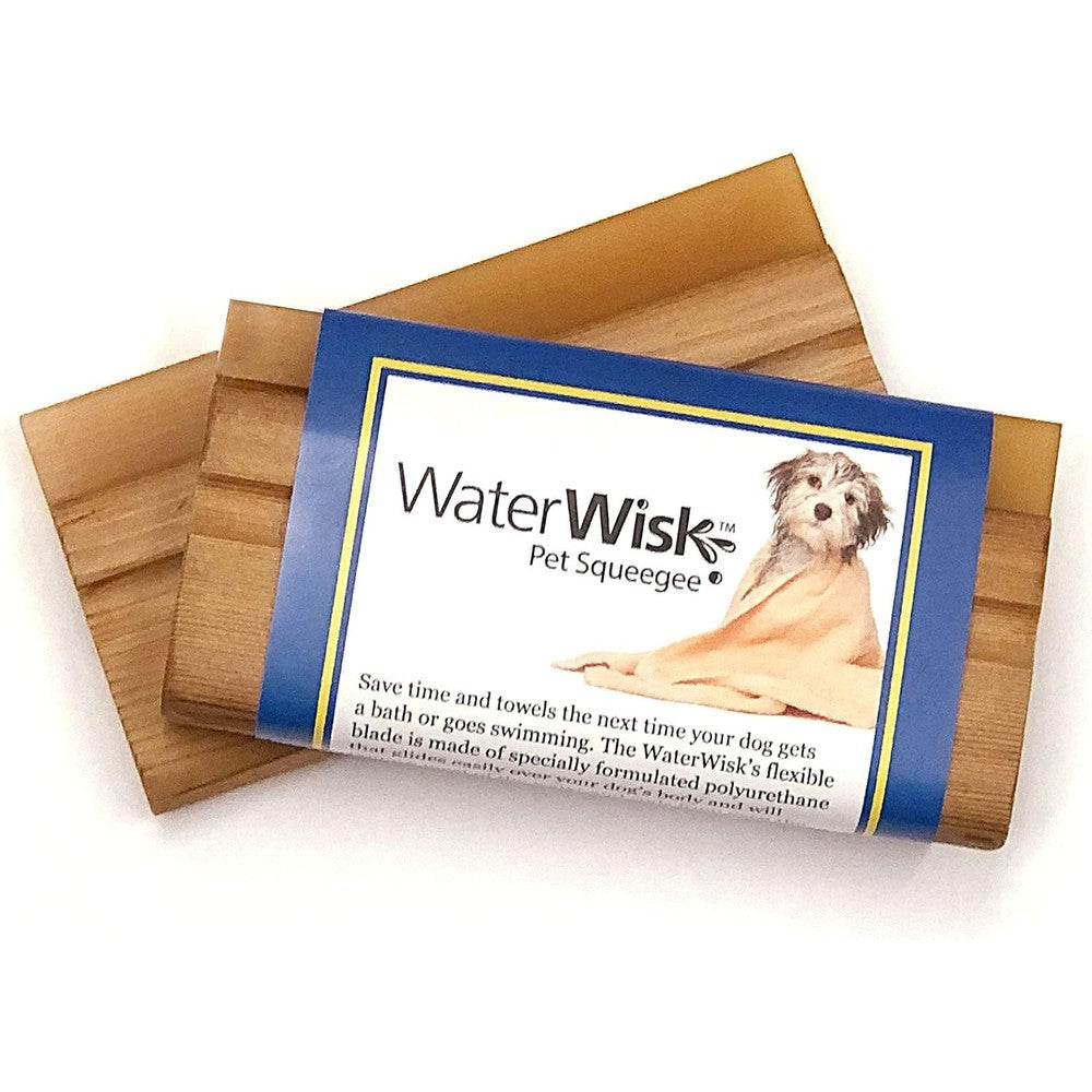 EquiGroomer WaterWisk Pet Squeegee For Bathing And Removing Soap And Water On Long And Short Coated Dogs