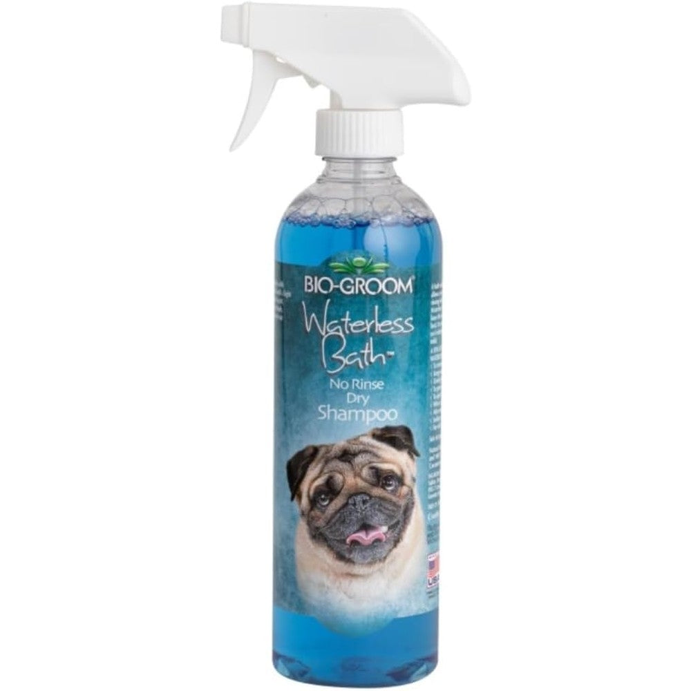Bio-Groom Waterless Bath Tearless No Rinse Dog And Cat Shampoo 16 Fluid Ounces
