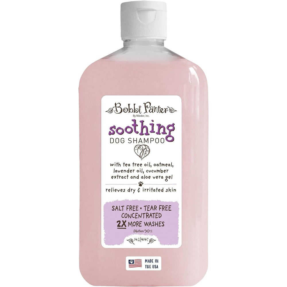 Bobbi Panter Soothing Dog Shampoo With Tea Tree Lavender Cucumber And Oat Protein For Sensitive Skin 14 Fluid Ounces