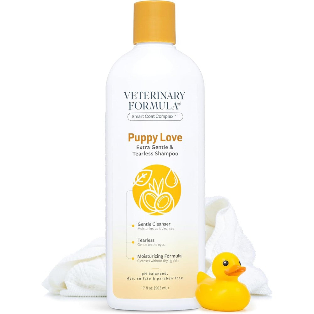 Veterinary Formula Smart Coat Complex Puppy Love Extra Gentle Tearless Shampoo For Puppies Over Six Weeks Seventeen Fluid Ounces