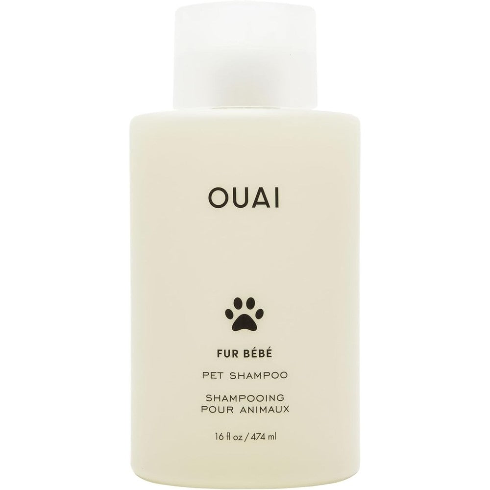 Ouai Fur Bébé Pet Shampoo For Dogs And Cats Gentle Cleansing Hydration And Shine With Mercer Street Scent 16 Fluid Ounces