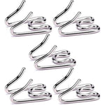 WSFEGL Stainless Steel Dog Collar Extra Links Designed For Two Point Two Five Millimeter Herm Sprenger Training Collars Silver Five Pack