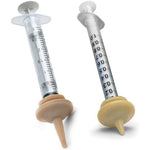 Miracle Nipple Sample Set Featuring One Original Nipple And One Mini Nipple With Two Hand Feeding Syringes