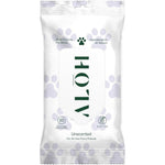 Alo Hypoallergenic All Natural Multi Purpose Pet Wipes Unscented 50 Count Extra Large Plant Based Grooming Wipes For Dogs And Cats