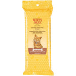 Burt's Bees For Pets Cat Dander Remover Wipes With Colloidal Oat Flour And Aloe Vera For Dry Skin And Flaking Relief, 50 Count