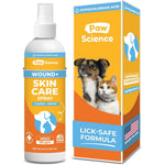 Paw Science Skin And Wound Care Spray For Dogs And Cats Lick Safe Antiseptic Itch Relief And Skin Repair Medicated Treatment Eight Fluid Ounces