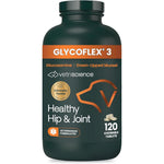 VetriScience Glycoflex 3 Clinically Proven Hip And Joint Supplement For Dogs Maximum Strength Glucosamine Chewable Tablets 120 Count