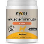 MYOS Canine Muscle Formula All Natural Dog Muscle Building Supplement With Patented Fortetropin For Mobility And Recovery Powder 360 Grams