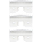OwnLifeYF Three Piece Ceramic Coarse Pet Replacement Blade Cutter For Detachable Professional Dog Grooming Clippers Twenty Two Teeth White