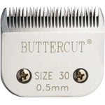 Geib Buttercut Detachable Replacement Dog Clipper Blade Size 30 Stainless Steel Professional Grooming Blade With One Over Fifty Inch Cut Length