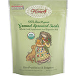 Carna4 Flora4 Original Blend Ground Sprouted Seeds Food Topper Supplement for Dogs and Cats Rich in Natural Probiotics and Enzymes 18 Ounce