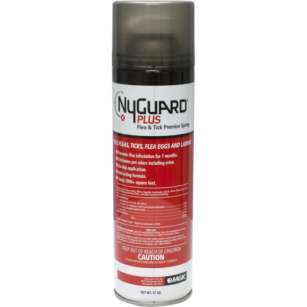 MGK NyGuard Plus Flea And Tick Premise Aerosol Spray For Indoor Pest Control 17 Fluid Ounces