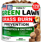 Yuma's Dog Urine Neutralizer For Lawn 170 Chews Advanced Grass Green Saver Supplement With Probiotics And Digestive Enzymes For Dogs