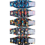 Wegreeco Small Dog Diapers Male Reusable Belly Bands Washable Doggie Puppy Diaper Wraps 5 Pack Small