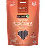 Get Naked Grain Free Super Antioxidant Chicken Flavor Dental Chew Sticks For Small Dogs Six Point Two Ounce Pouch