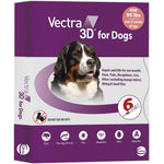 Vectra 3D Flea And Tick Prevention For Extra Large Dogs Over 95 Pounds Monthly Topical Treatment Kills Repels Mosquitoes 6 Month Supply