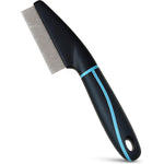 Flea Comb for Dogs and Cats - Premium Pet Grooming Tool with Stainless Steel Teeth for Long and Short Hair