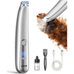 Oneisall Cordless Dog Paw Trimmer With Curved Safety Blade And Built In Led Light Two Speed Low Noise Pet Hair Clipper For Paws Ears And Face