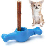 Cheweasy Interactive Bully Stick Holder For Dogs Prevent Choking Safety Device Seesaw Shape Small Size