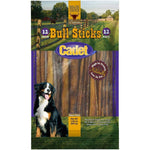 Cadet Gourmet Bull Sticks Twelve Pack Premium Grass Fed All Natural Beef Dog Chew Treats Twenty One Ounce