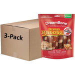 DreamBone Dream Kabobz Rawhide Free Dog Chews Triple Flavor Chicken Beef And Pork Treats 54 Count